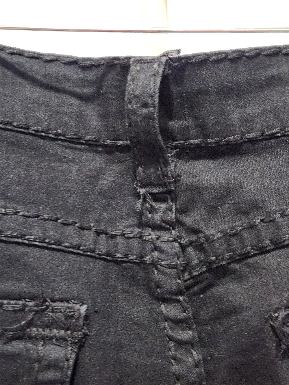 True Religion Ricky Straight Leg Flap Pocket Jeans - Black - Size 38 - NWOT